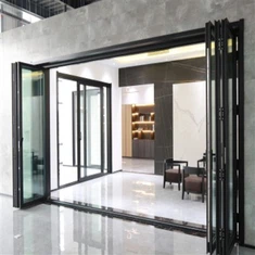 Стъклени врати в стил акордеон